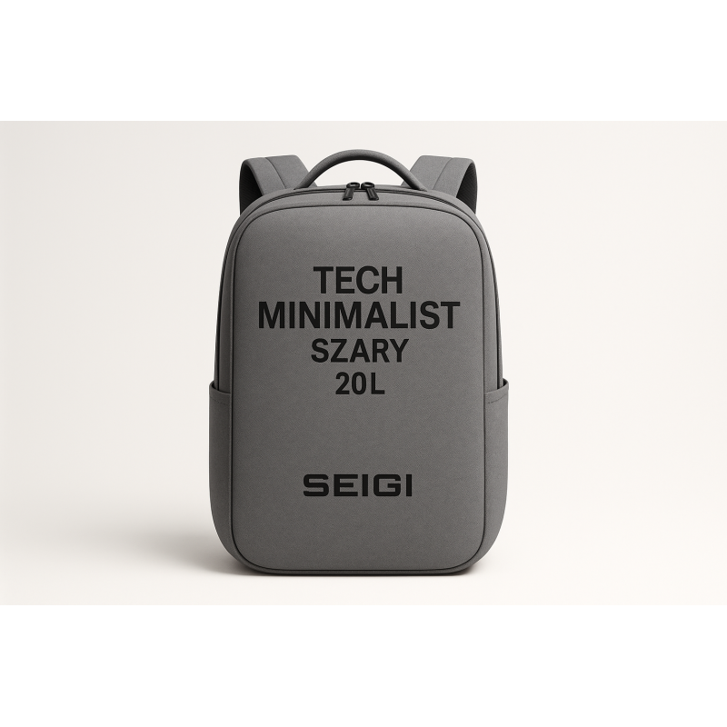 Plecak Tech Minimalist Szary 20L – na laptop 15,6"