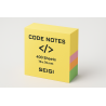 Code Notes Zestaw karteczek samoprzylepnych 4 kolory 76×76 mm — 400 szt.
