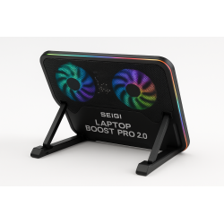 Podstawka chłodząca Laptop Boost Pro 2.0 – 4 wentylatory, RGB, regulowana