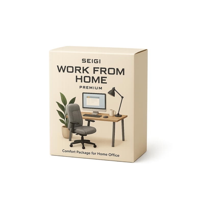Zestaw Work From Home Premium — Komfortowy pakiet do biura domowego