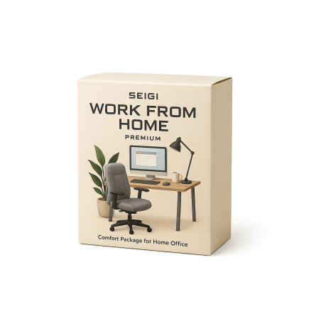 Zestaw Work From Home Premium — Komfortowy pakiet do biura domowego