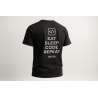 Koszulka męska Eat Sleep Code Repeat czarna