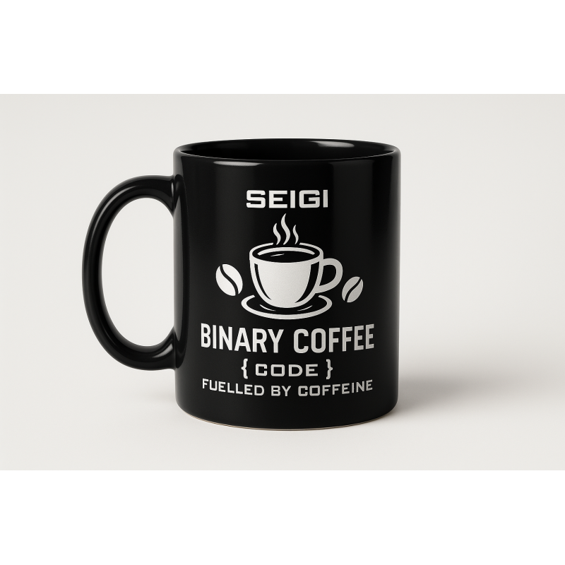 Kubek Binary Coffee czarny
