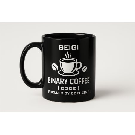 Kubek Binary Coffee czarny