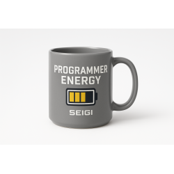 Kubek Programmer Energy szary