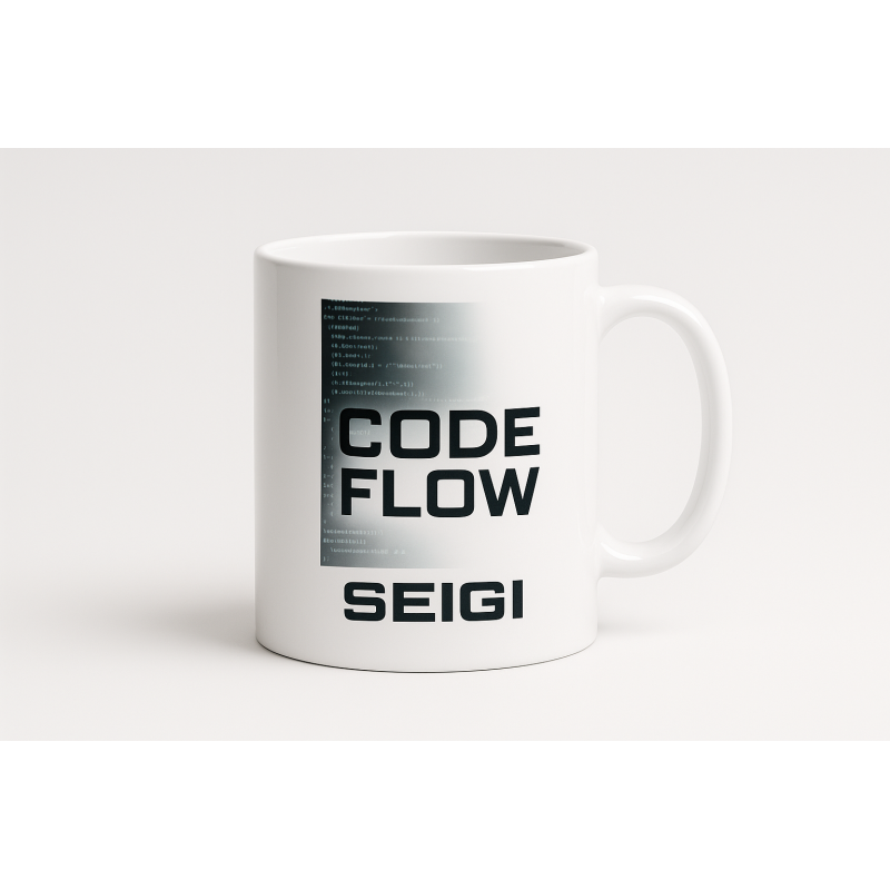 Kubek Ceramiczny Code Flow Biały