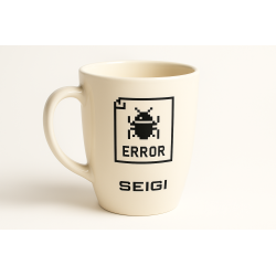 Kubek Latte Debug Session kremowy