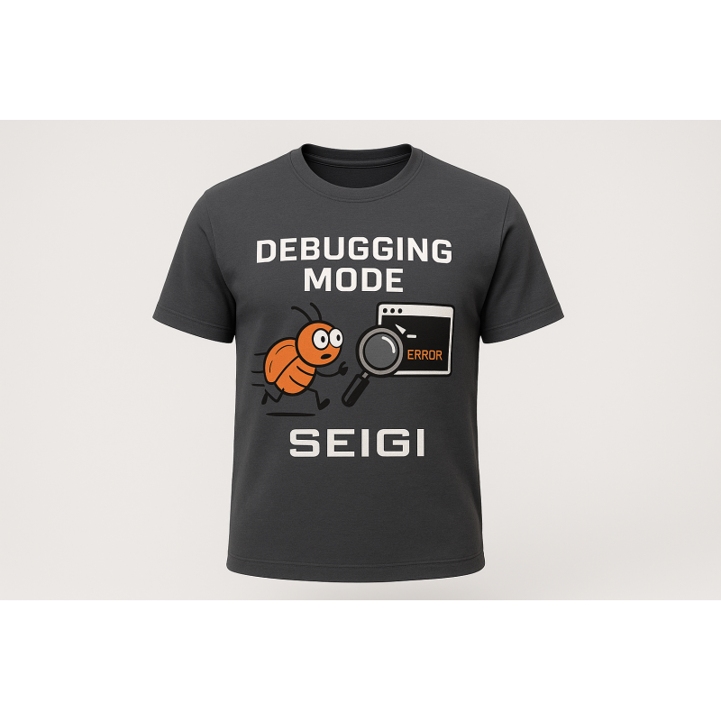 Koszulka męska Debugging Mode grafitowa